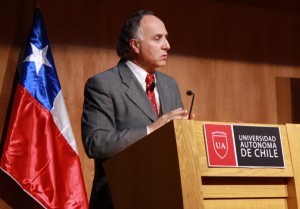 Rector en Consejo sede Santiago