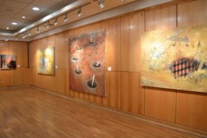 Una de las exposiciones en Galería de Arte UA durante estos años