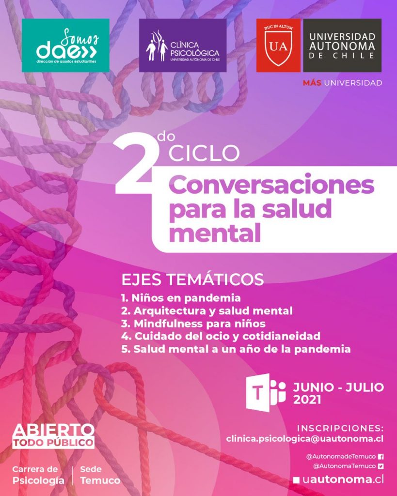 ciclo de conversaciones en salud mental clinica psicologica