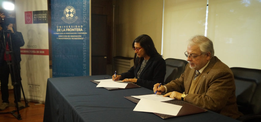 U. Autónoma de Chile y U. de La Frontera se unen para desarrollar investigación