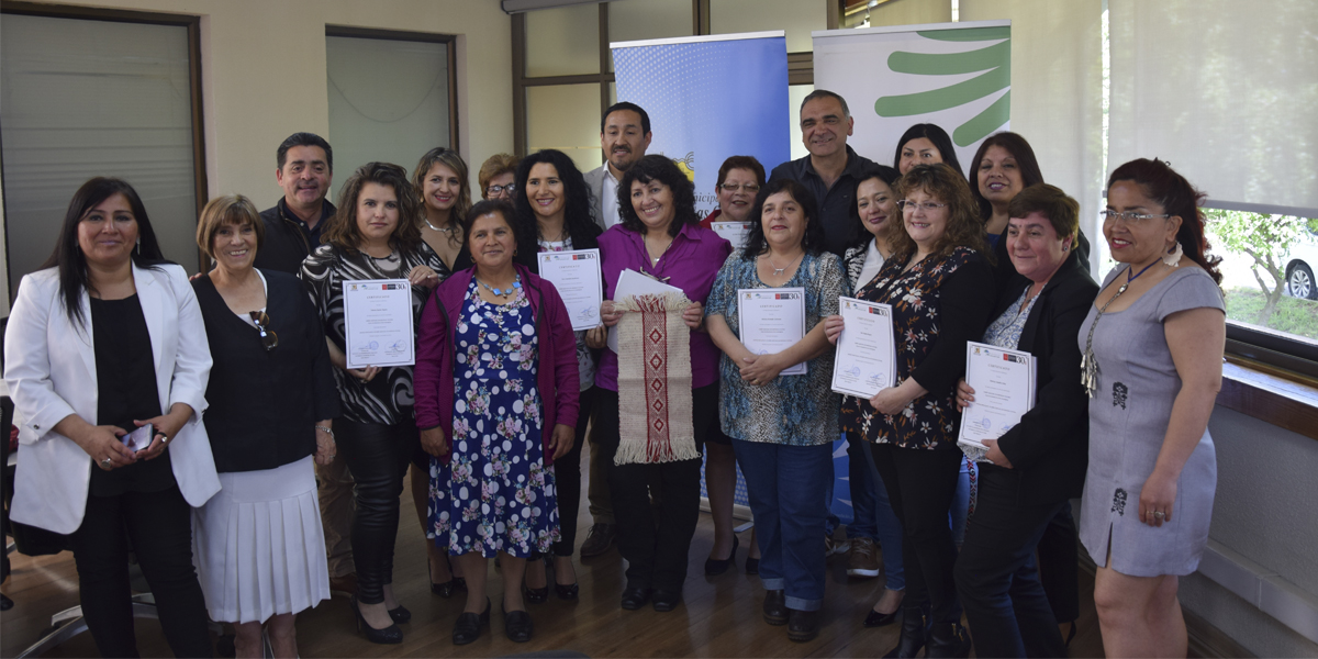 Artesanas padrelascasinas certificadas en asesoría especializada en diseño mapuche con identidad cultural