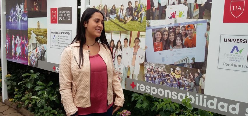 Alumna de la Autónoma que ganó concurso público de CORFO realiza su práctica profesional en Colombia