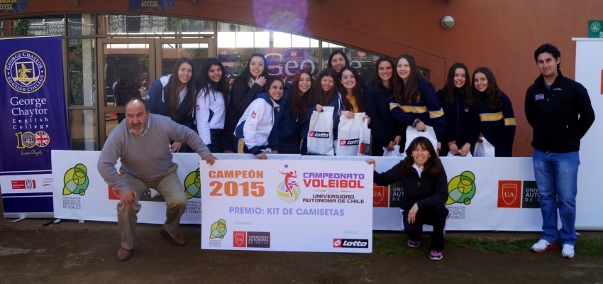 Copa Universidad Autónoma de Chile de Vóleibol: Colegio George Chaytor y Santa Cruz fueron los ganadores