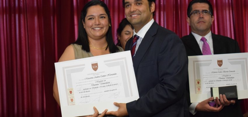 Nuevos magíster graduó la Universidad Autónoma de Chile en Talca