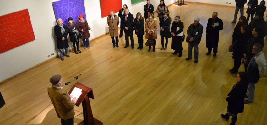 Universidad Autónoma de Chile y Museo de Linares inauguraron “Linealismo Abstracto” de Andrés Hermosilla