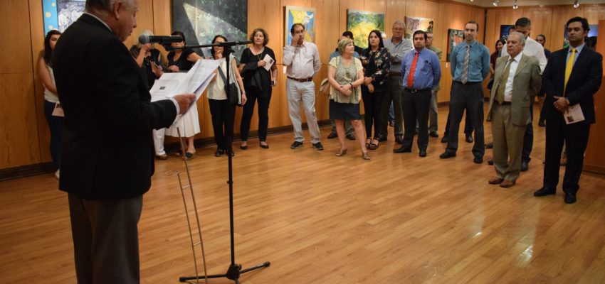 U. Autónoma inaugura exposición que mezcla la pintura y la poesía