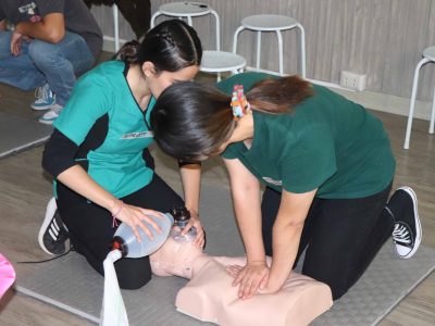 Facultad de Ciencias de la Salud realizó talleres de certificación AHA a estudiantes y académicos