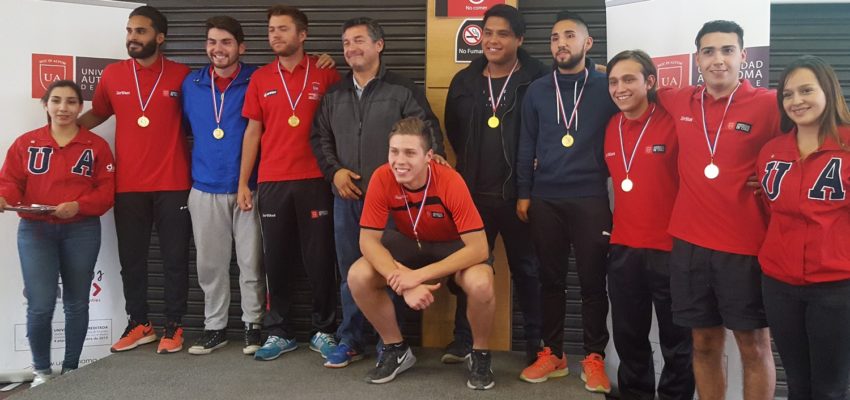 U. Autónoma premió con implementación deportiva a ganadores de Olimpíadas estudiantiles