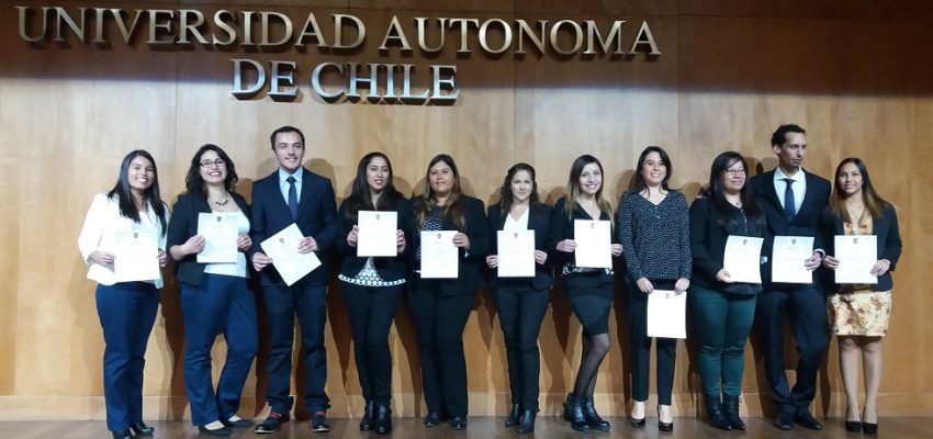 Nueva generación de profesionales finalizó con éxito sus Diplomados en la U. Autónoma