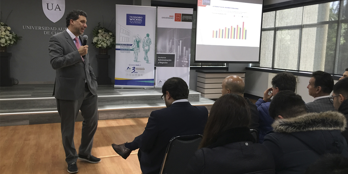 Facultad de Administración y Negocios realizó primera actividad con CFT Teodoro Wickel