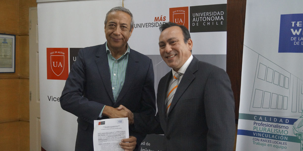 U. Autónoma y CFT Teodoro Wickel sellan importante alianza