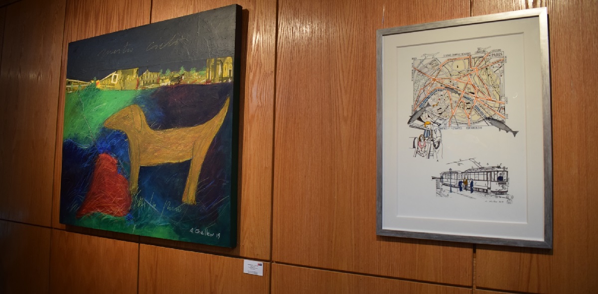 Galería de Arte de U. Autónoma exhibe el viaje interior de Álex Chellew