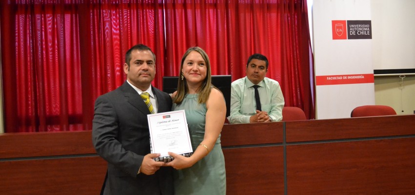 Universidad Autónoma de Chile premió a mejores docentes, alumnos y ayudantes de la Facultad de Ingeniería en Talca