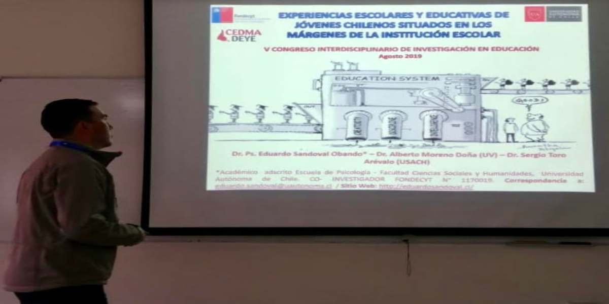 Académico de Escuela de Psicología participó en Congreso Interdiciplinario de Investigación en Educación