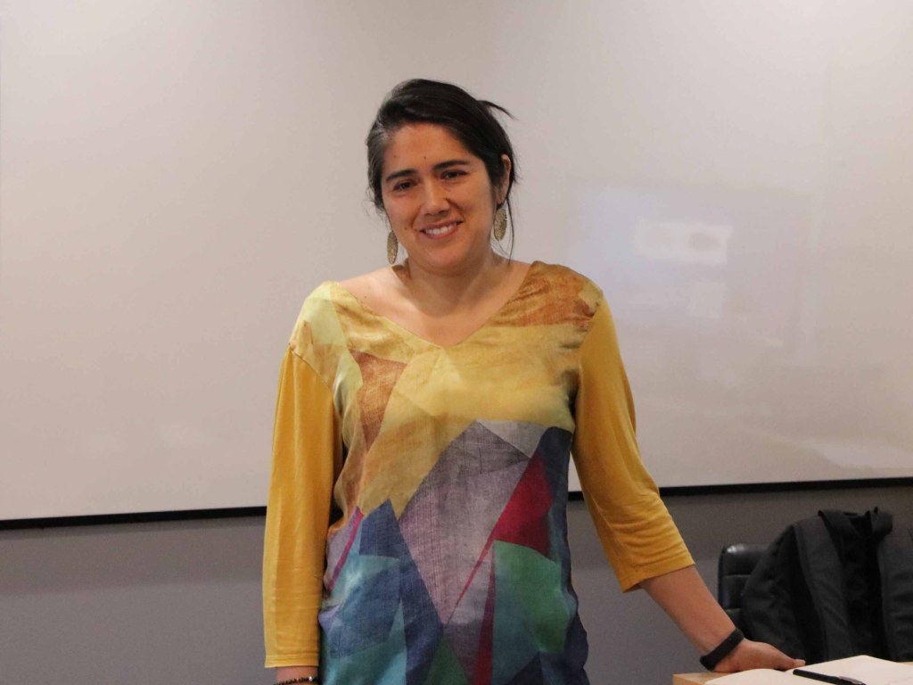 Académica presente en la Academia de Líderes