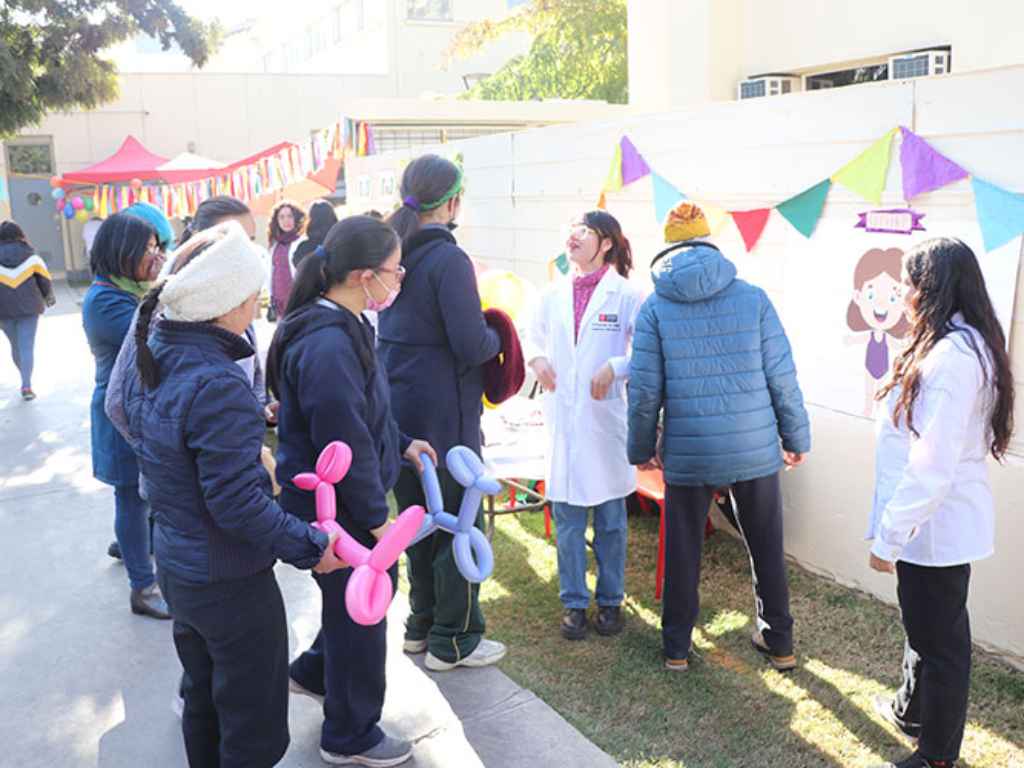 Alumnos de la Escuela Especial Los Cedros 