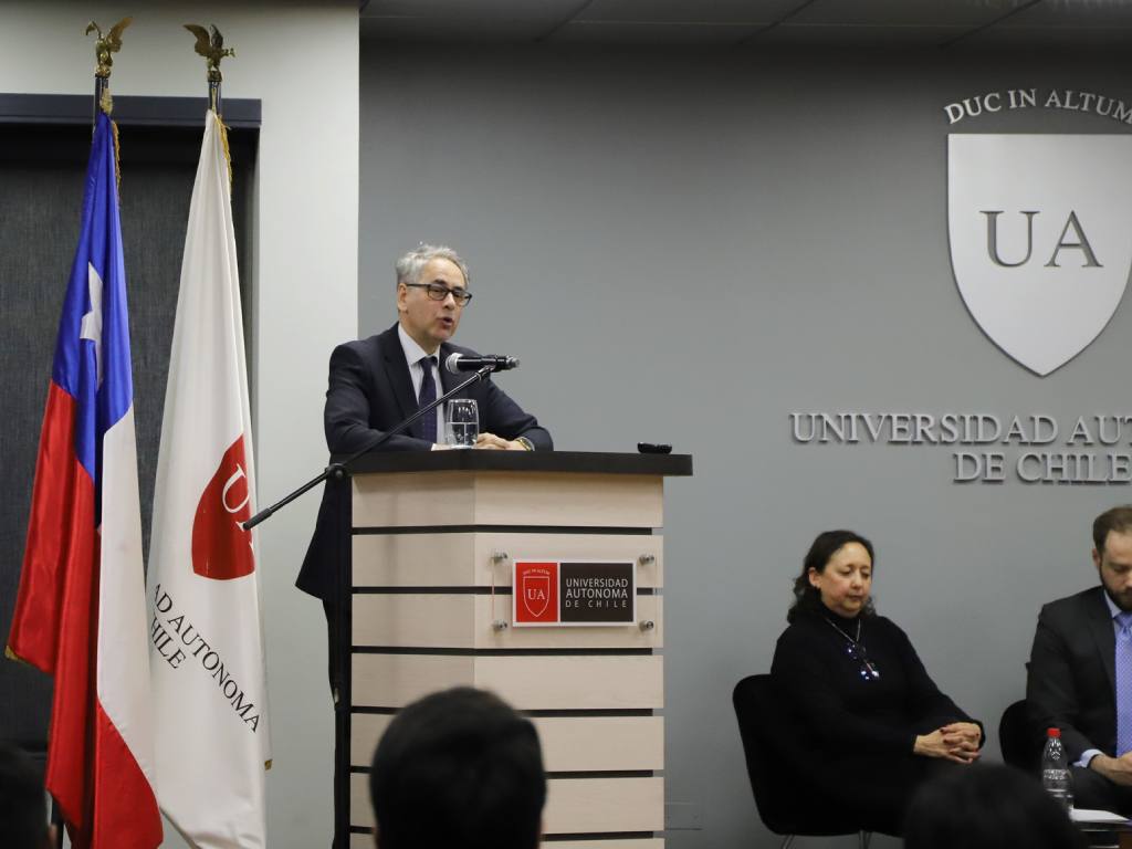 Exposición durante la conferencia