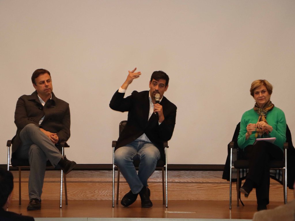 Alcaldes Germán Codina y Mauro Tamayo y la alcaldesa Evelyn Matthei