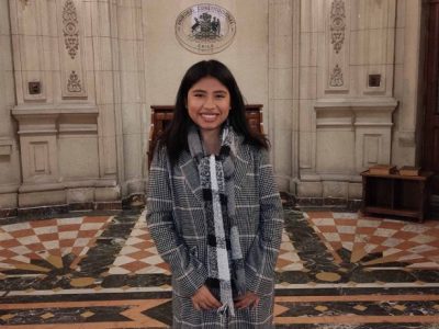 Estudiante de Derecho fue seleccionada para realizar su pasantía en el Tribunal Constitucional