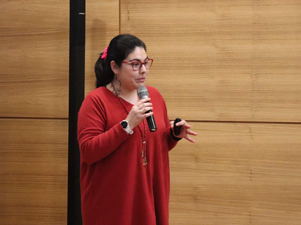 La coordinadora de prácticas, Natalia Robles