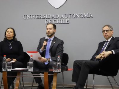 Conferencia sobre criminalidad organizada reúne a expertos en la Universidad Autónoma de Chile