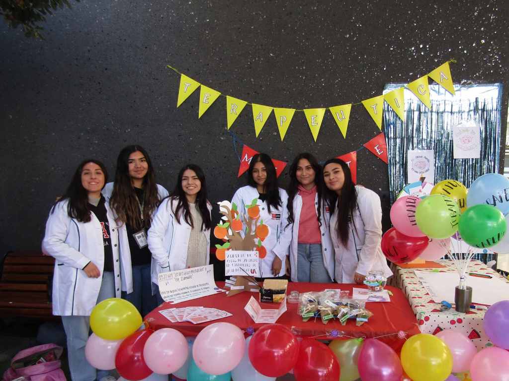 Stand feria promoción salud Terapia Ocupacional