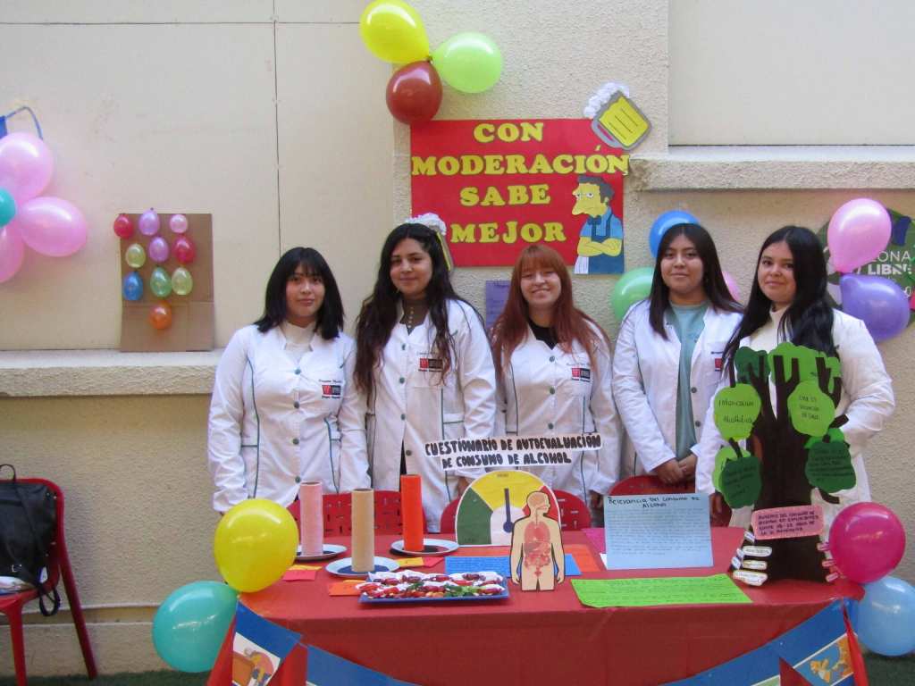 Stand sobre el consumo de alcohol