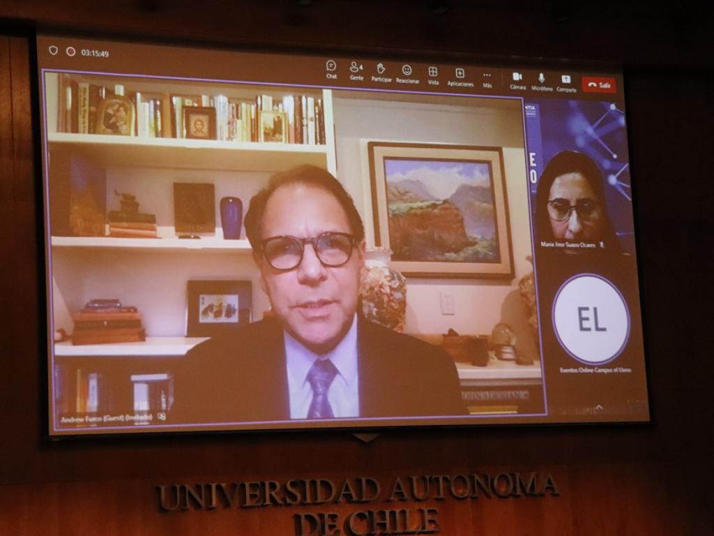 Exposición telemática durante el seminario