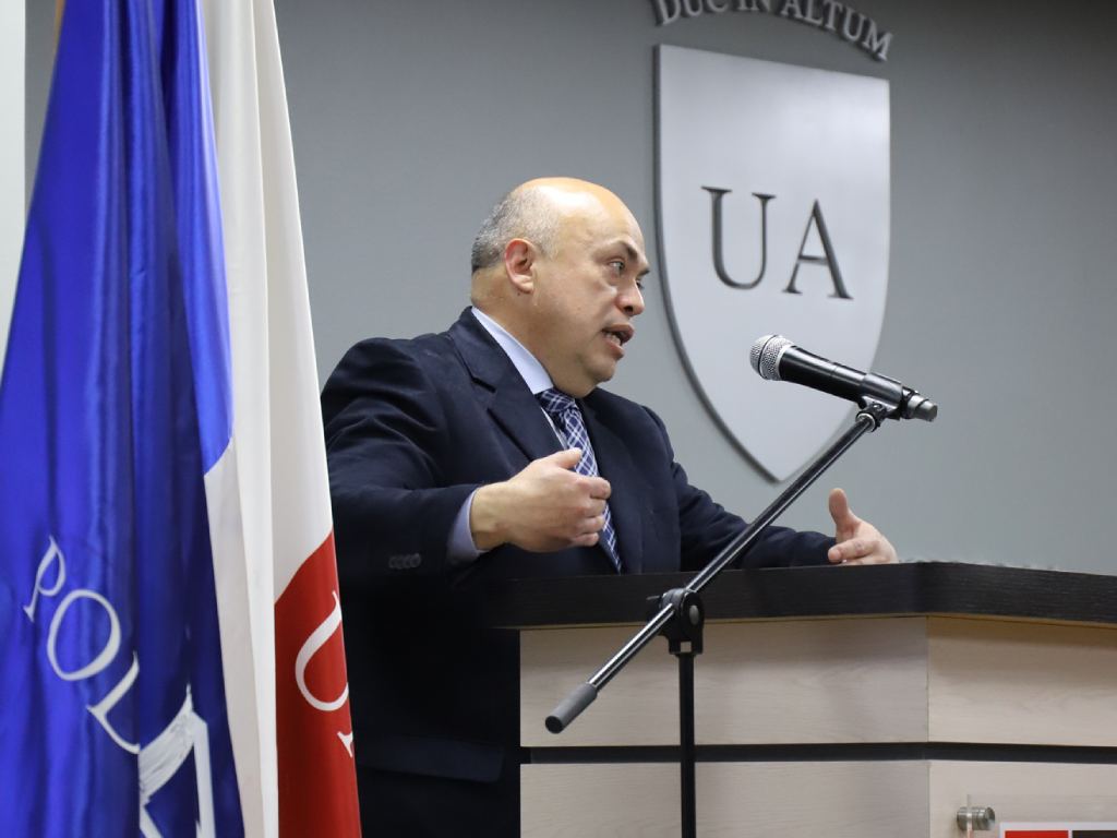 Exposición durante el seminario