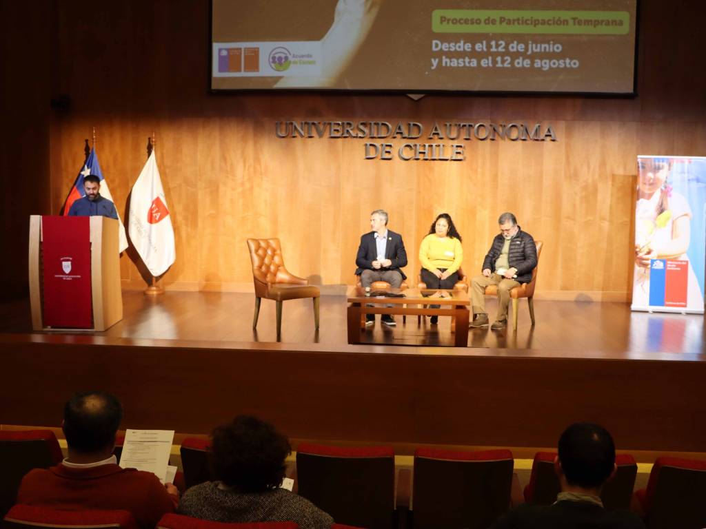 Panel de conversación durante el taller