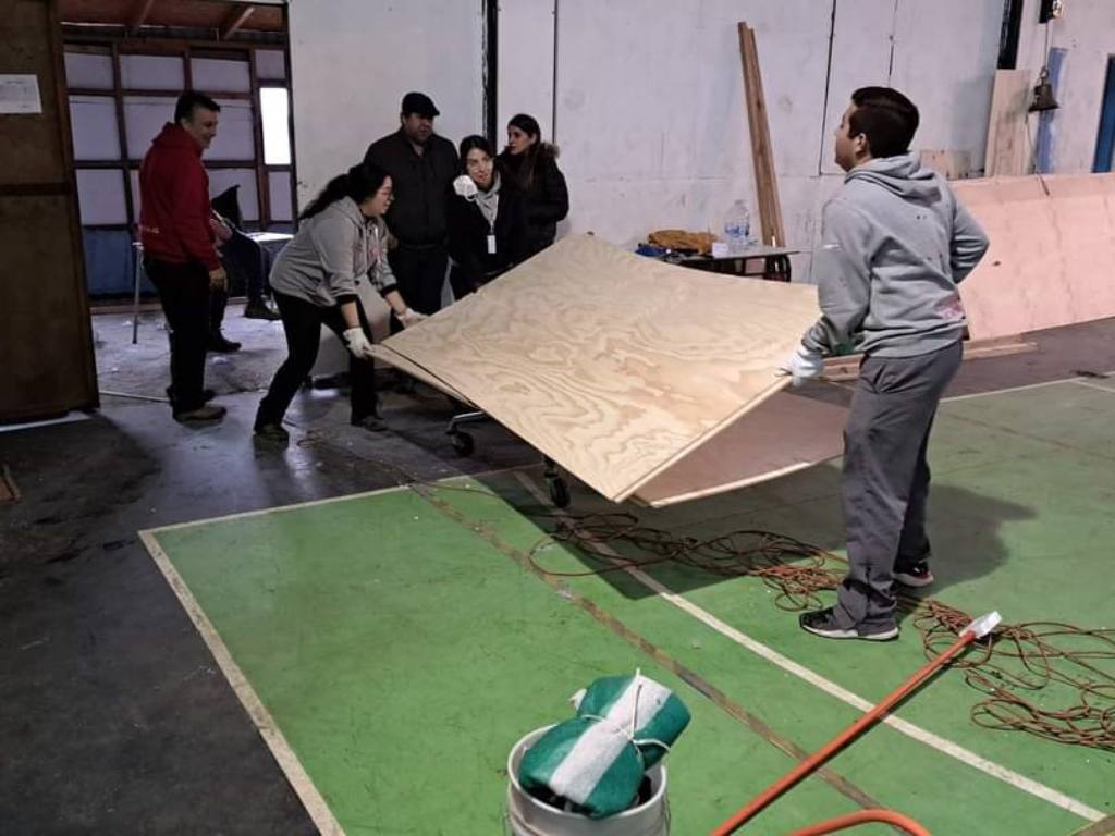 Estudiantes del voluntariado de invierno 2023