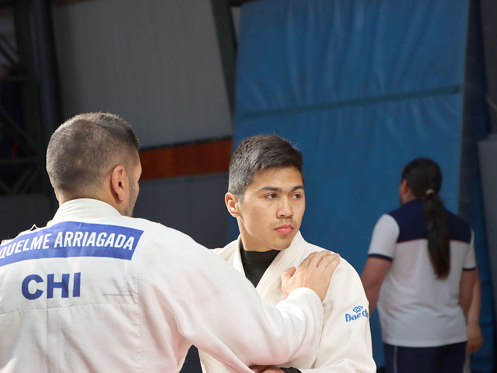 Judoca paralimpico Johann Herrera
