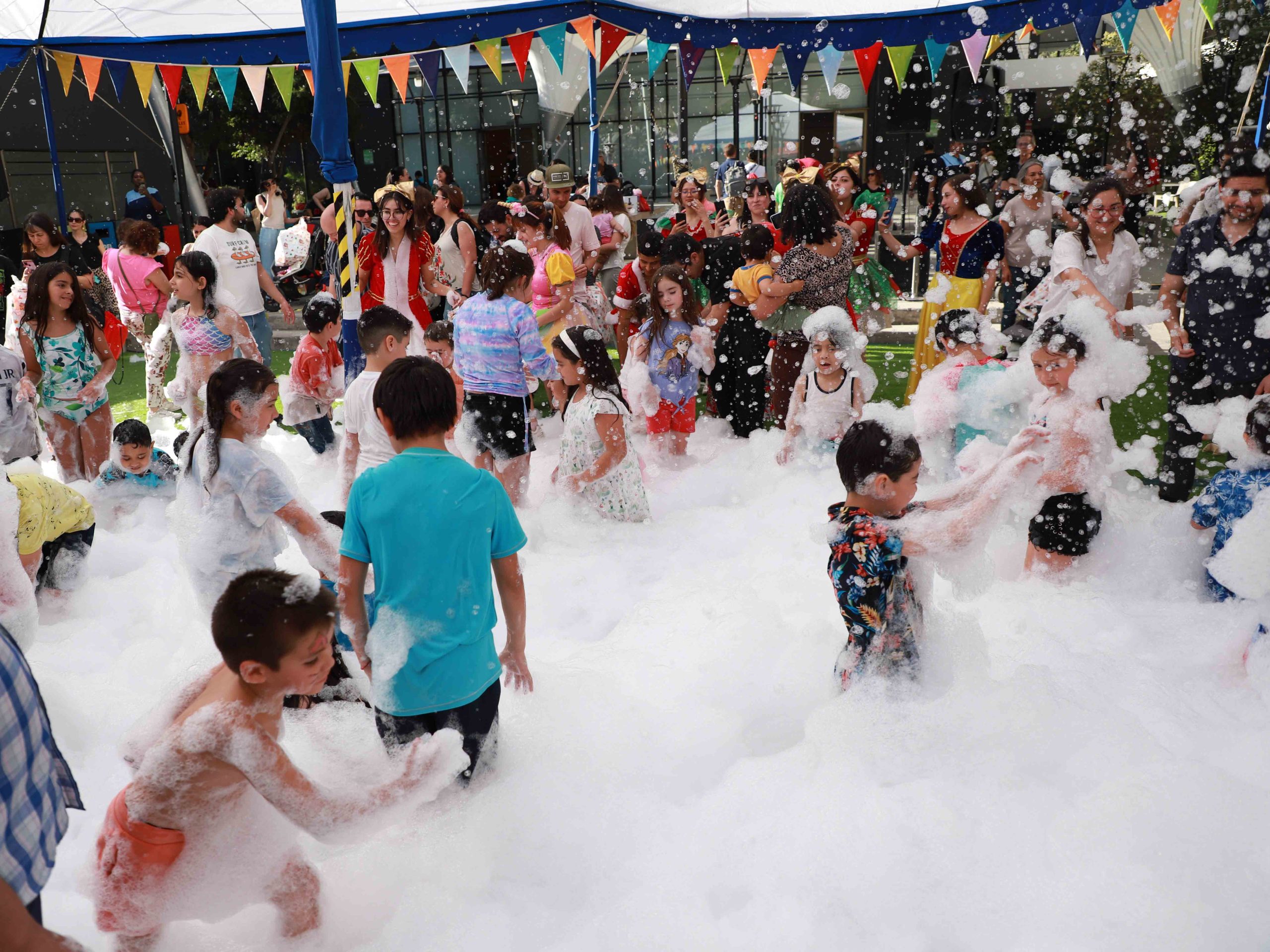 Fiesta de espuma