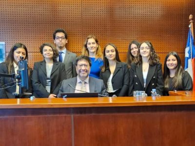 Estudiantes de segundo año de la carrera de Derecho realizaron una visita al Centro de Justicia de Santiago