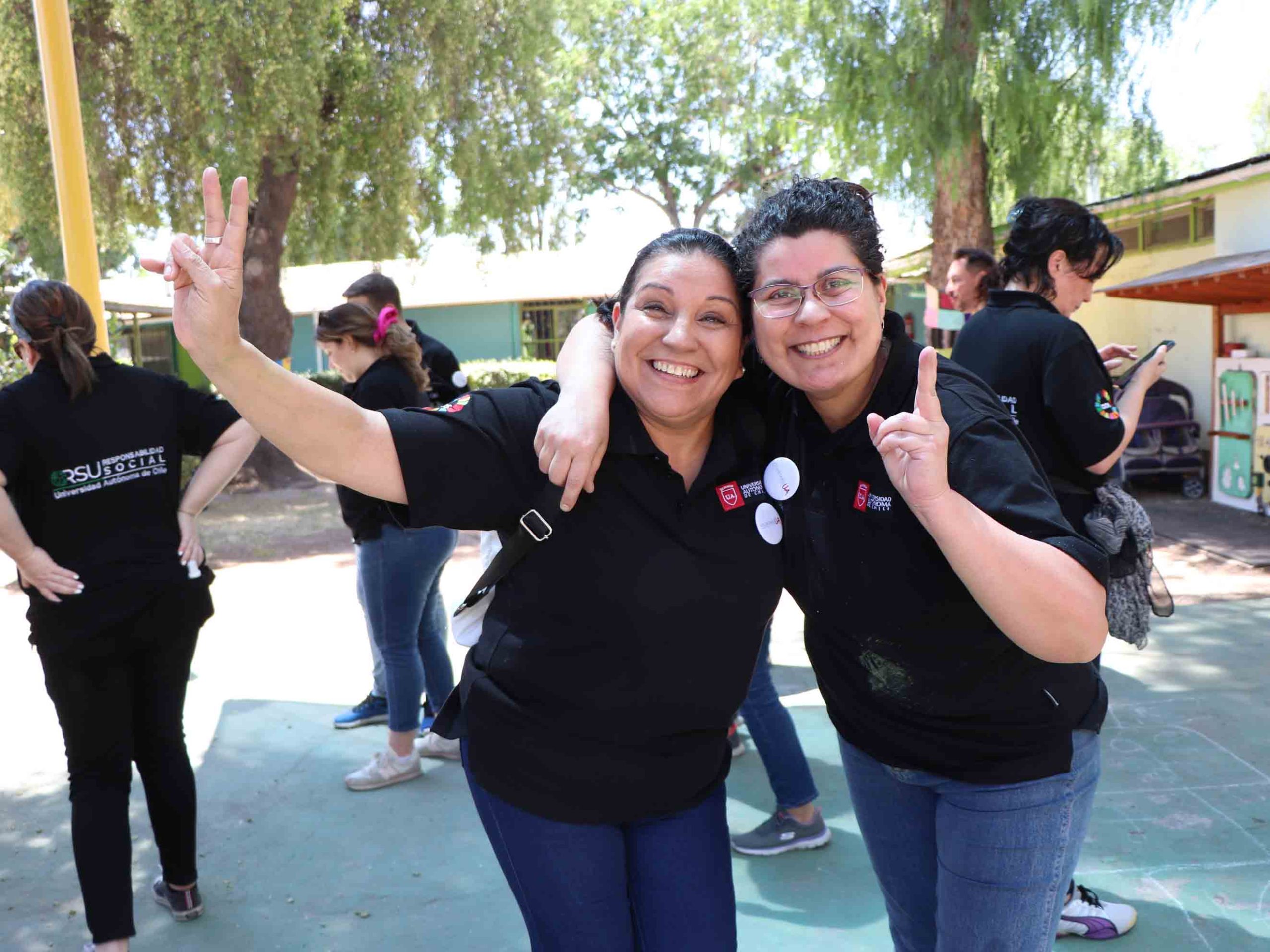 Colaboradores en el Jardín Infantil Campo Lindo de Pudahuel