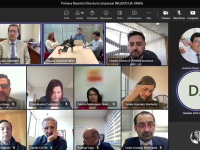 Exitosa reunión del directorio de empresas de Ingenierías 2030