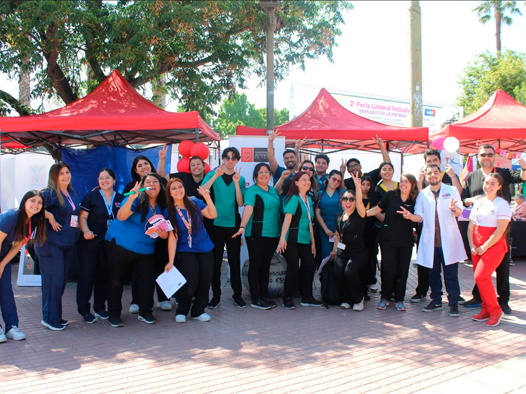Feria con Facultad de Ciencias de la Salud