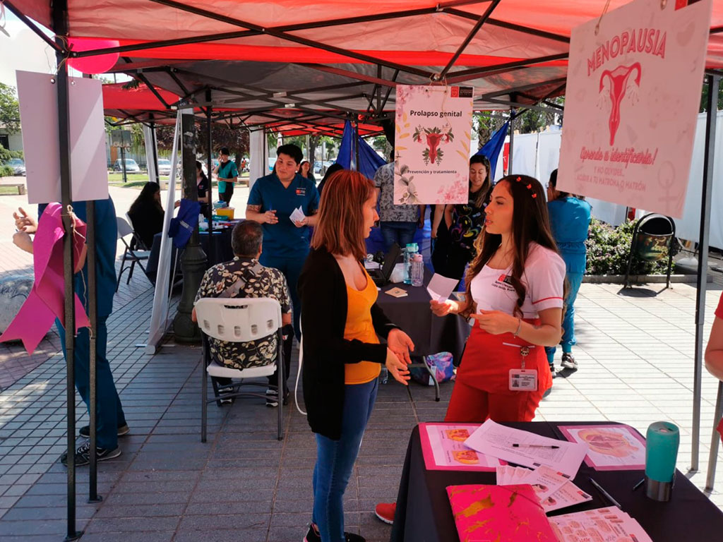 Feria con Facultad de Ciencias de la Salud