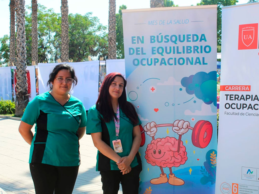 Feria con Facultad de Ciencias de la Salud