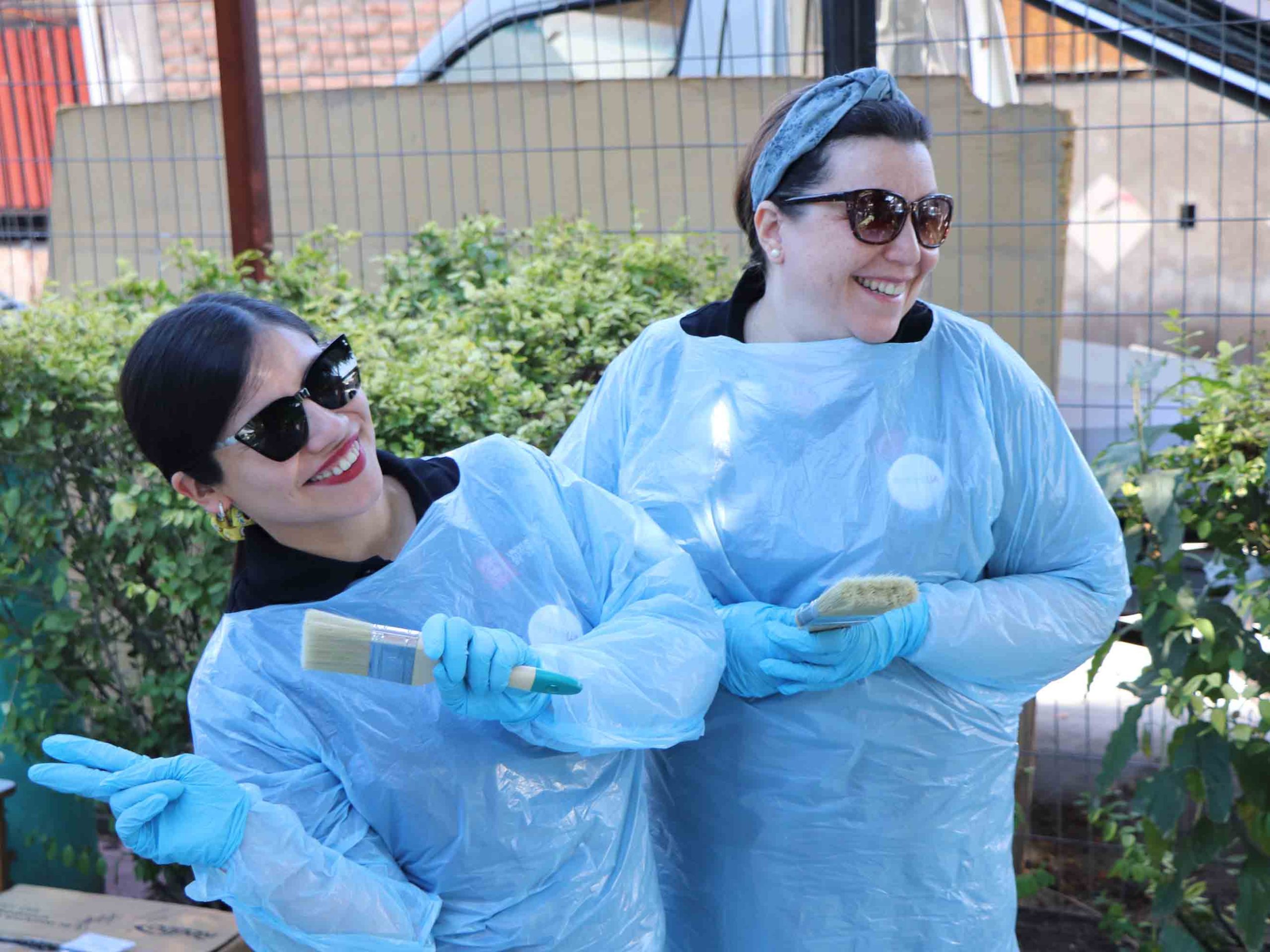 Colaboradores en el Jardín Infantil Campo Lindo de Pudahuel