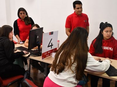 Sede Talca recibió a sus nuevos alumnos en primera jornada de matrícula