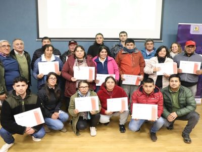 Programa del Gobierno Regional capacitó a 70 pequeños agricultores de la Costa Araucanía