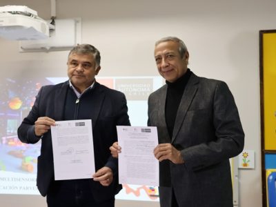 Universidad Autónoma de Temuco y Municipio de Padre Las Casas firman convenio para fortalecer la educación en la primera infancia