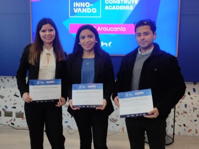 Estudiantes de la Facultad de Arquitectura, Construcción y Medio Ambiente lograron primer lugar en Reto Construye Academia Araucanía