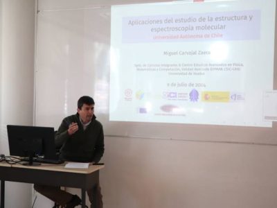Nueva jornada de ciclo de seminarios del Instituto de Ciencias Aplicadas analizó el estudio de la espectroscopía molecular