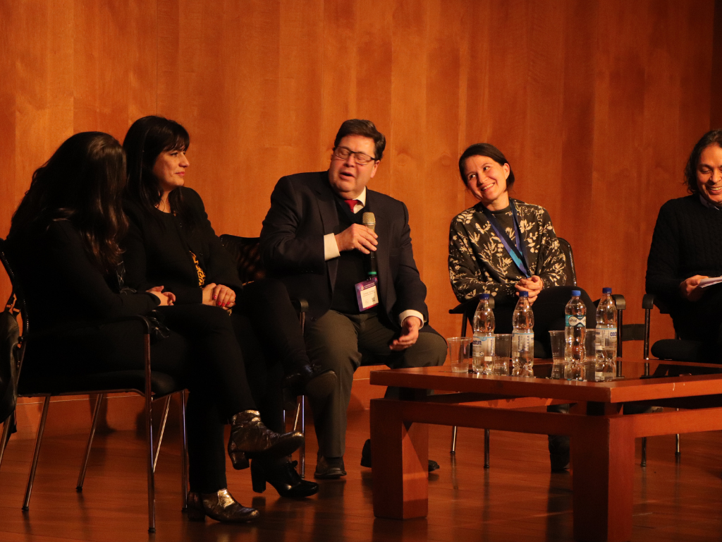 Panel de debate.