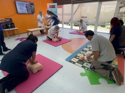 Celebran el Día Mundial de la Reanimación Cardiopulmonar en la sede de Temuco