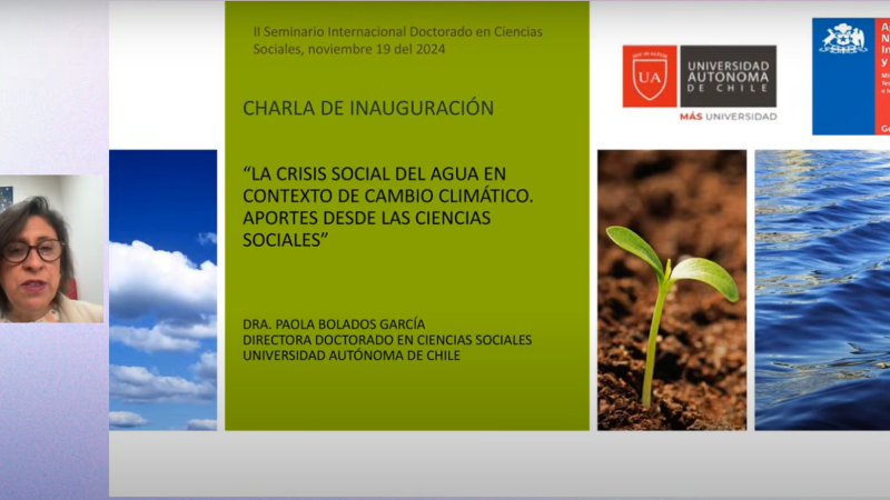 Académicos y estudiantes de América Latina y España expusieron en seminario del Doctorado en Ciencias Sociales