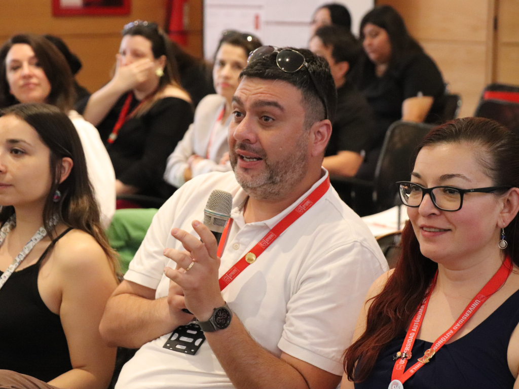 Público participando.