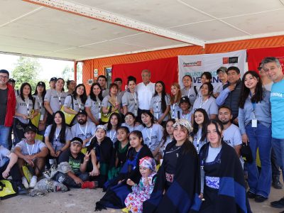 Voluntariado de Verano de la U. Autónoma de Chile rehabilitó Escuela Gabriela Mistral en Puerto Saavedra